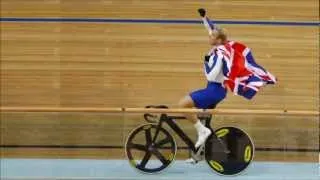 Sir Chris Hoy and Team GB win Gold in Cycling Sprint at London 2012