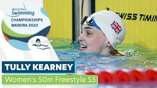 🇬🇧 Tully Kearney breaks own world record! What a swim! | Women's 50m Freestyle S5 - Final