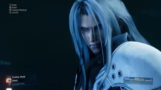 Final Fantasy VII Remake play as Sephiroth VS Rufus