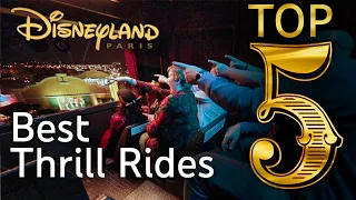 [4K] Top 5 Best Thrill Rides - Disneyland Paris