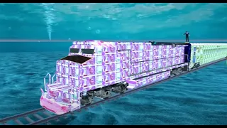 पानी के नीचे मनी ट्रेन Underwater Money Train Funny Comedy Video