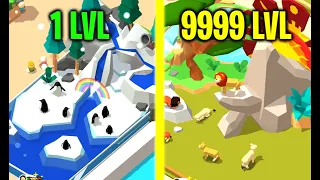 IDLE ZOO TYCOON! Strongest Rare Lion King Evolution! in Idle Zoo Tycoon! (9999+ Level Lion King!)