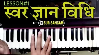 चार-चार स्वरों से पाएं स्वर का ज्ञान  | Lesson #1 | Sur Sangam Harmonium