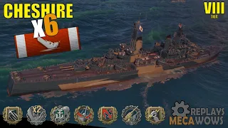 Cheshire 6 Kills & 126k Damage | World of Warships Gameplay