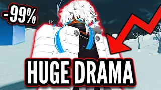 This Roblox Anime Game DRAMA IS INSANE...