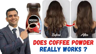 Does Coffee Powder Really Works ? /Coffee For Dark, Thick and Glossy Hair