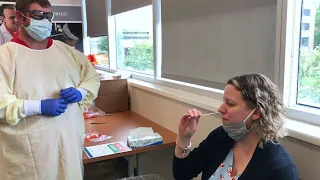 COVID-19 Self Swab Testing Process