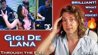 Gigi De Lana - Through the Fire | GG Vibes | Jon • LA • Jake • Romeo | Singer Reaction!