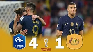 France vs Australia 4-1 All Goals and Extended Highlights 2022 Qatar World Cup