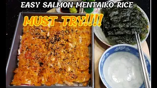 JAPANESE SALMON MENTAIKO RICE SUPER SIMPLE AND DELICIOUS!!!