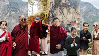 HH Sakya Gongma and other venerated Rinpoches visit Paro Taktshang ||Blessing in Bhutan|| Buddhism||