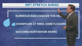 Weather: Several Rounds of Potentially Heavy Rain This Week