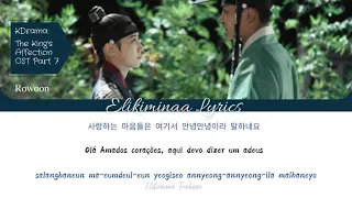 Tradução/Rowoon - No Goodbye in Love (안녕) O Rei de Porcelana/The King's Affection OST Part 7