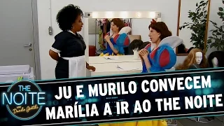 The Noite (14/05/15) - Murilo e Juliana convencem Marília Gabriela a ir ao The Noite