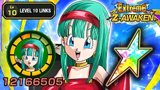 100% EZA TEQ BULLA LEVEL 10 LINKS SHOWCASE + STICKER EFFECT! Dragon Ball Z Dokkan Battle