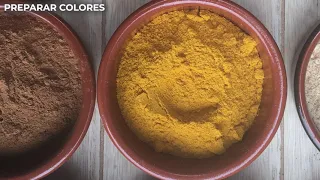 Cómo preparar pinturas con los colores de la tierra