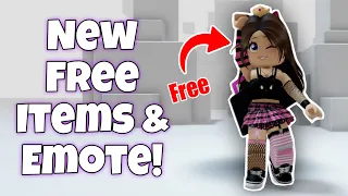 HURRY GET THESE NEW FREE ITEMS & EMOTE NOW!