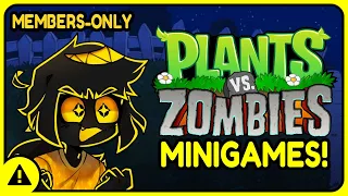 ALL MINIGAMES! | Plants vs. Zombies (⚠️MEMBERS-ONLY⚠️)