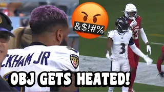 Odell Beckham Jr *HEATED & THROWS HELMET 🤬😰 Ravens vs Cardinals 2023 highlights