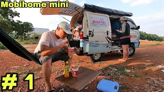 Van Life Vietnam ✅ Gia đình Van đi bụi | Tiny Camper Van Mobihome nhà di động mini #1
