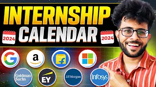 Internship and Placement Calendar 2024 | Which company hires When OFFCAMPUS Placements ? 👨🏻‍💻✅