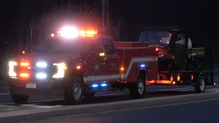 Scarsdale VAC Ambulance 79A3, 79-Utility-1 & Armonk FD *NEW* Utility 82 towing Utility 52 Responding