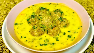 Traditional Romanian Meatballs Soup - Ciorbã de Perișoare 🇹🇩 #romanianfood #meatballssoup#romania