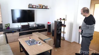 Wharfedale Diamond 12.4 Floorstanding Speaker _ unboxing