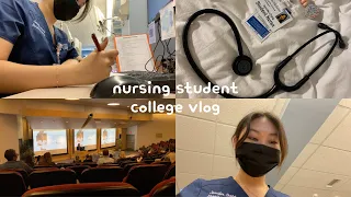 uni vlog 🩺 🥼| day in the life of a nursing student at upenn, feeling imposter syndrome, college