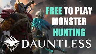 Dauntless Gameplay Official Launch: Check out Free to Play Monster Hunting!