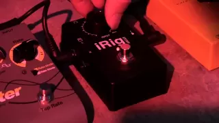 iRig STOMP - The first stompbox guitar interface for iPad, iPhone, iPod touch