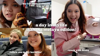 a day in my life at uni | COOK WITH ME!!! 👩🏻‍🍳 (bahasa melayu edition)