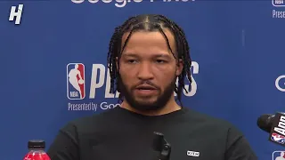 Jalen Brunson talks Game 7 Loss vs Pacers, Postgame Interview 🎤