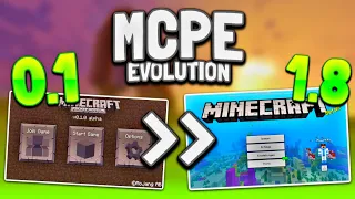 MCPE Evolution 0.1 to 1.8! Minecraft PE History (0.1 to 1.8) - Minecraft Pocket Edition Evolution