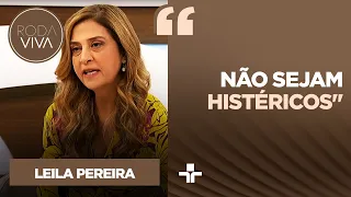 Leila Pereira explica coletiva de imprensa apenas com mulheres: "Um marco no jornalismo e futebol"