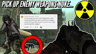 MW2- Picking Up Enemy Weapons NUKE CHALLENGE In 2022...