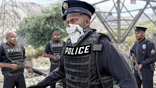 GTA 5 - Police👮Franklin Killed Police Michael with Police!(Funny Ending Police Kills Police )