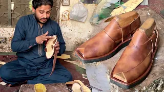 How to make Elegant Footwear | The Making process of outdoor Leather sandals