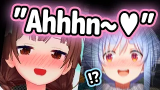 Choco Makes Sora Say "Ahhhn~" In a Lewd Voice And Even Pekora Can't Believe It...【Hololive】