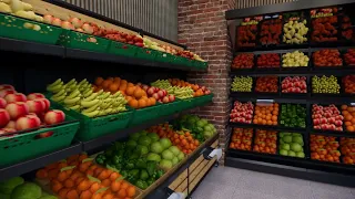 Fruit & Veg 3D Shop Design / Maxshelf