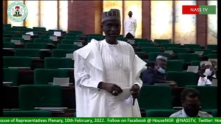 House of Representatives Plenary 10th February,2022