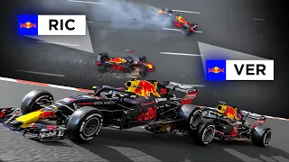 The Red Bull Disaster: Verstappen and Ricciardo's Baku crash | 3D analysis