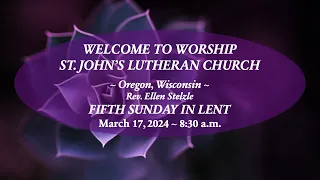 2024-03-17 St. John's 8:30am Sunday Service Live