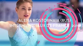 Alena Kostornaia (RUS) | Ladies Short Program | Internationaux de France 2019 | #GPFigure