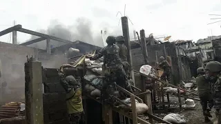 PHILIPPINE TROOPS CLEARING OPERATIONS (Marawi)