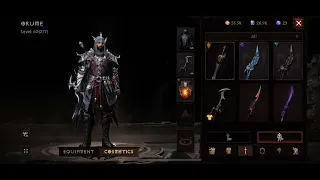 DIABLO IMMORTAL, TEMPEST CLASS POLAR GRAKKINSKIN COSMETIC SETS, WEPONS AND PORTALS