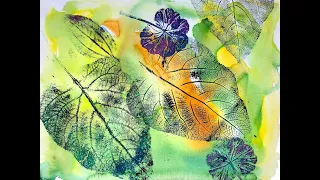 Art Project: Leaf Printing with Sue Fierston