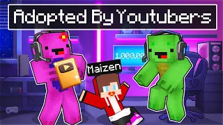 Maizen ADOPTED by a YOUTUBERS FAMILY in Minecraft! - Funny Story (JJ and Mikey TV)