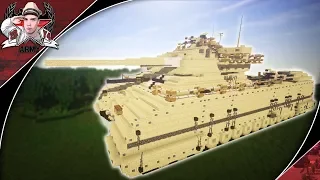 Minecraft: WW2 Landkreuzer P.1000 "Ratte" | Landship Tank Tutorial {25,000 Subscriber Special}