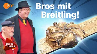 Schmuck mit Spezialeffekt: Beste Kumpels hoffen auf viel Bares für Breitling | Bares für Rares